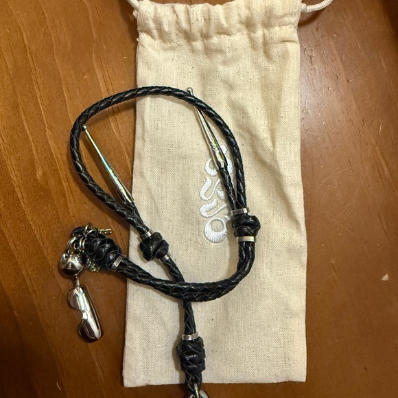 Accessories - OSSA NEW YORK leather bolo tie wristlet